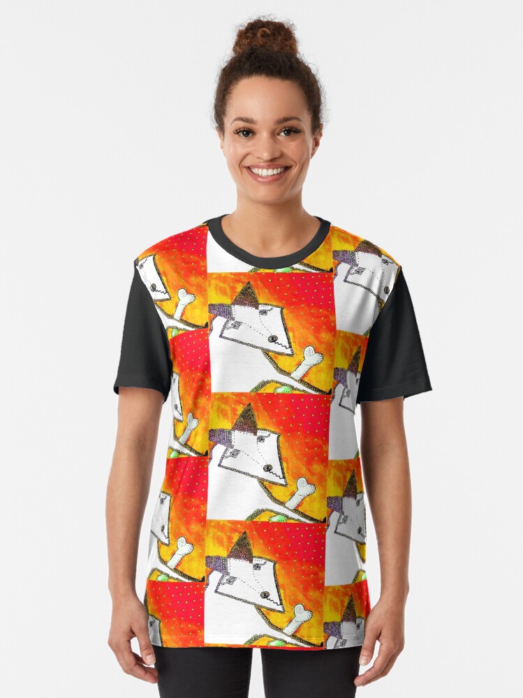 Alternate view of Pitty & Bone Daphne Gaylord Graphic T-Shirt