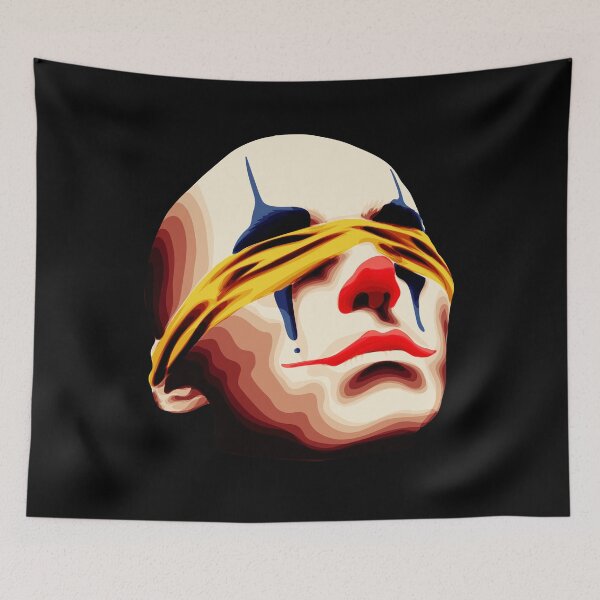 Item preview, Ahs Clown Head Vector Portrait designed and sold by aartmoore.