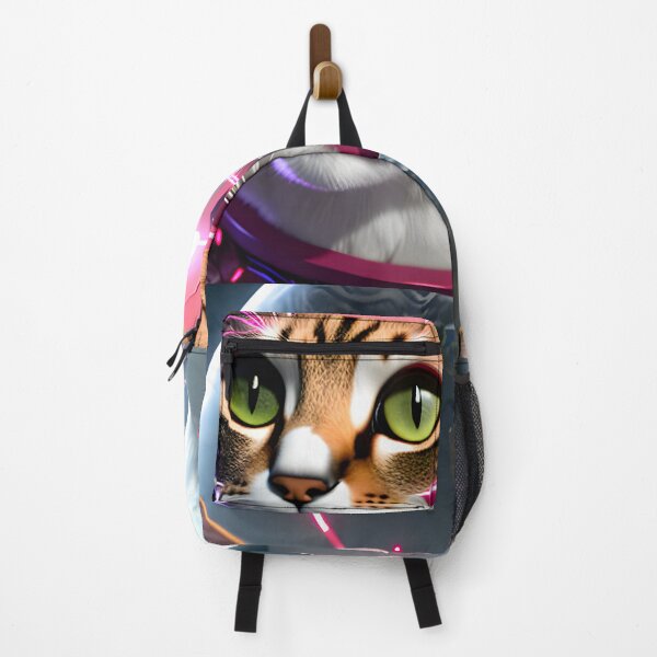 Item preview, Pink Astronaut Cat- Modern Digital Art designed and sold by Ai-michiart.