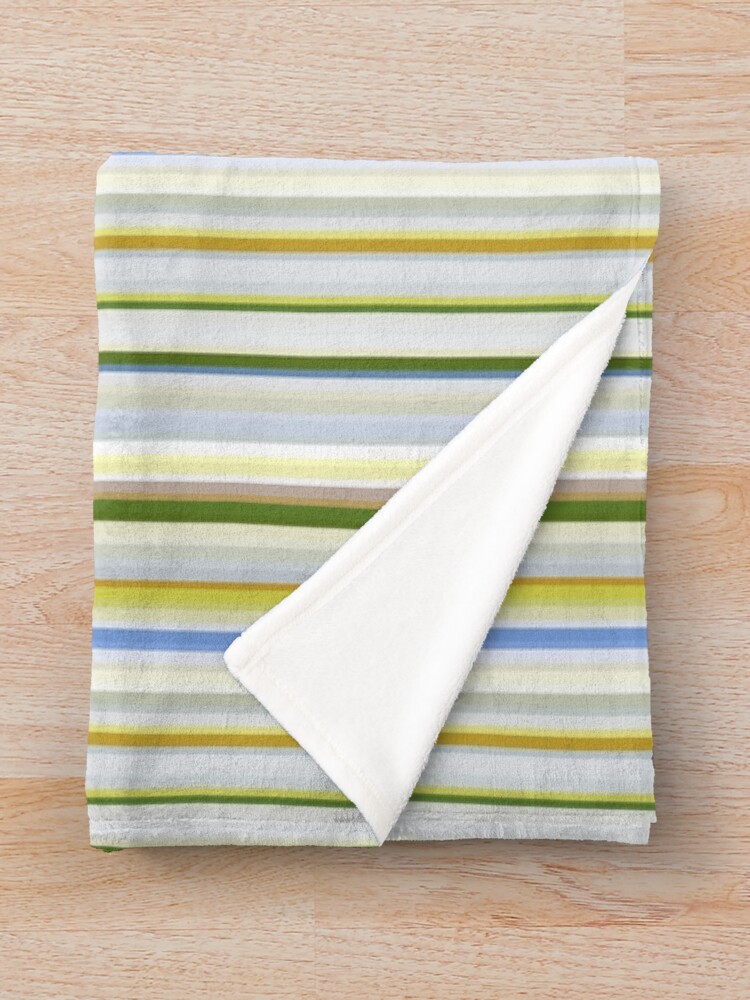 Thumbnail 3 of 6, Throw Blanket, Multi Color Abstract Retro Pattern. designed and sold by IlustradoArts.