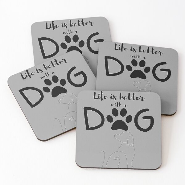 Item preview, Life is better with a dog designed and sold by Abeer’s Art.