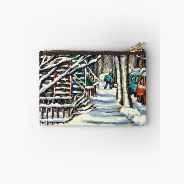 Item preview, CANADIAN WINTER SCENE MONTREAL CITY SCENE PAINTINGS designed and sold by Carole  Spandau.