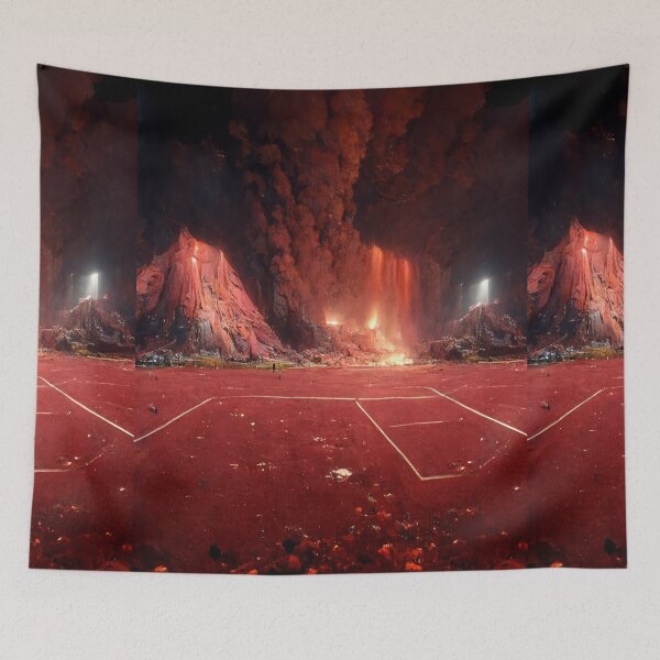 Item preview, Planet Warz - Molten R - Smoking Red Field "Planet Sportzone 03" designed and sold by Brazz Official.