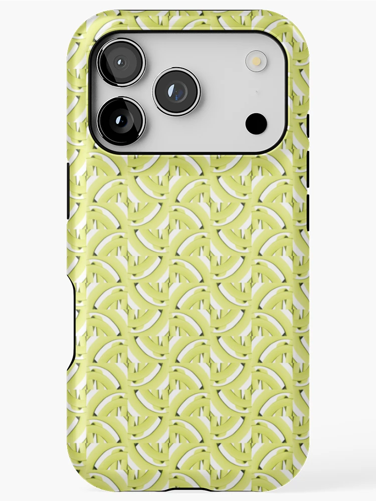 Thumbnail 1 of 4, iPhone Case, Green lemon pattern designed and sold by Work of art Shop.