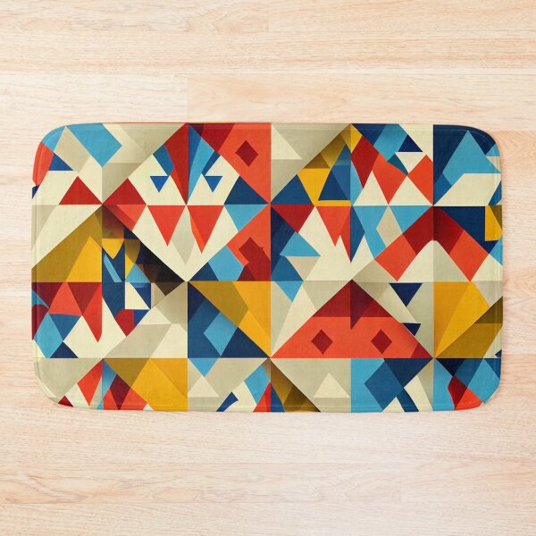 Item preview, Angular Designer Country Pattern Digital Painting designed and sold by CodeAndColors.