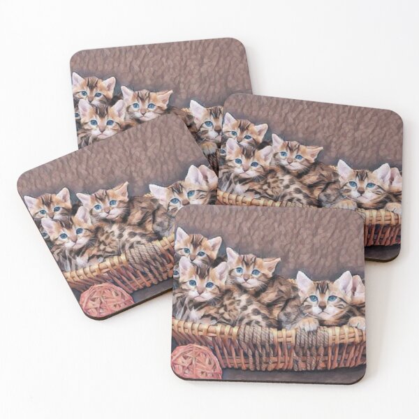 Item preview, Gatitos en una cesta designed and sold by MilicaaD.