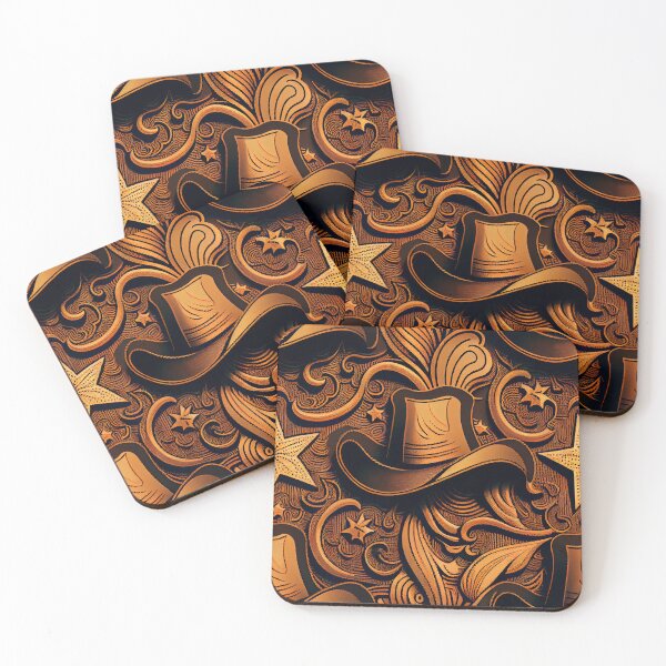 Item preview, Aggressive Fine Western Pattern Digital Painting designed and sold by CodeAndColors.