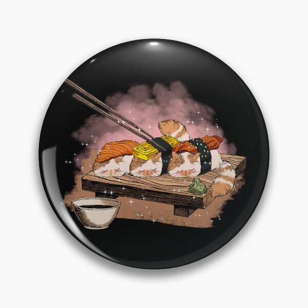 Item preview, Cat Nigiri Sushi Roll Love Foodie Cute Funny Sushibar Japanese Sushiroll Sushi Lover Cute Gift Sashimi Sarcastic Delicious Hungry Cute Seafood Temaki Japan Dinner Cute Birthday Foodlover designed and sold by EpsilonEridani.