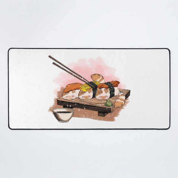 Item preview, Cat Nigiri Sushi Roll Love Foodie Cute Funny Sushibar Japanese Sushiroll Sushi Lover Cute Gift Sashimi Sarcastic Delicious Hungry Cute Seafood Temaki Japan Dinner Cute Birthday Foodlover designed and sold by EpsilonEridani.