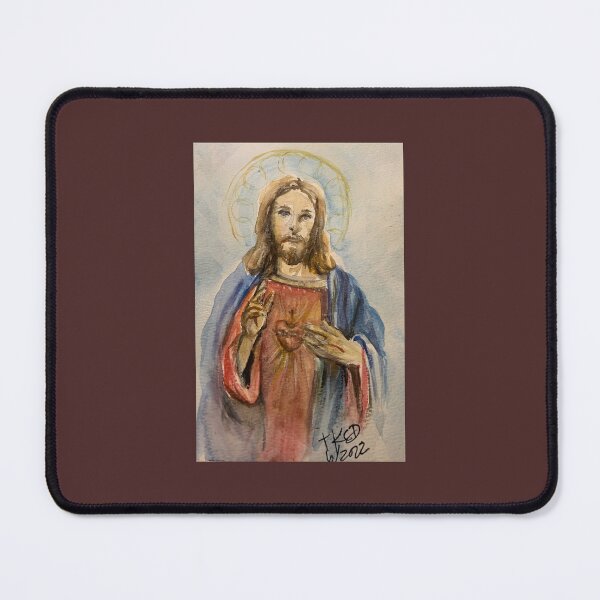 Item preview, Sacred Heart of Jesus designed and sold by paintingsbyk.