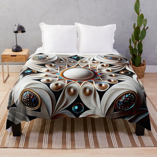Item preview, Pintura digital con motivos latinos en cerámica blanca con joyas designed and sold by CodeAndColors.