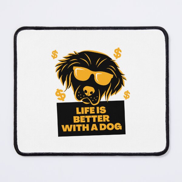 Item preview, Life is better with a dog designed and sold by Abeer’s Art.