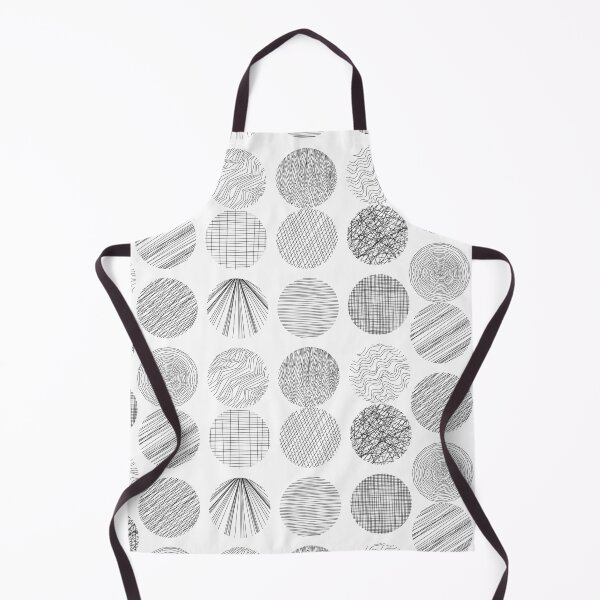 Item preview, Black and white abstract geometrical circle patterns designed and sold by Familyshmot.