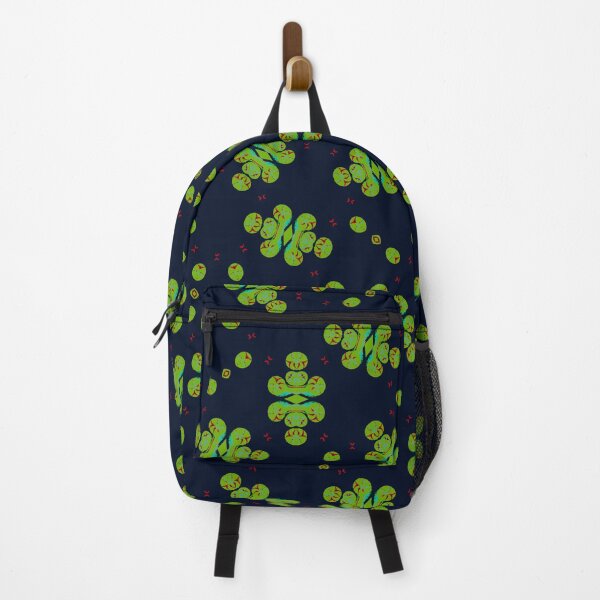 Item preview, Striking Jasmine Green Black and Red Seamless Pattern Print designed and sold by protegra.