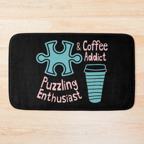 Item preview, Puzzling Enthusiast and Coffee Addict designed and sold by Hic21.