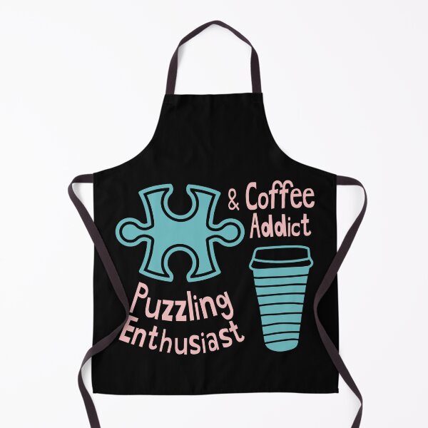 Item preview, Puzzling Enthusiast and Coffee Addict designed and sold by Hic21.