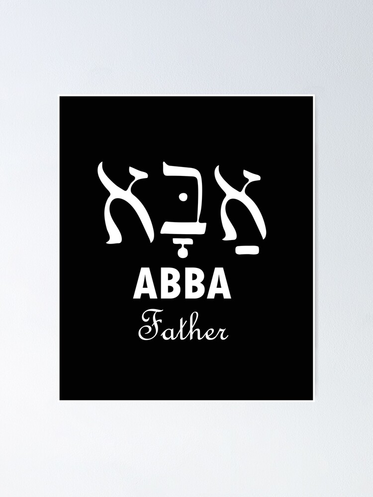 Abba Father name of God Hebrew letters