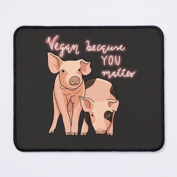 Item preview, Vegan because animals matter designed and sold by LiloLunaArt.