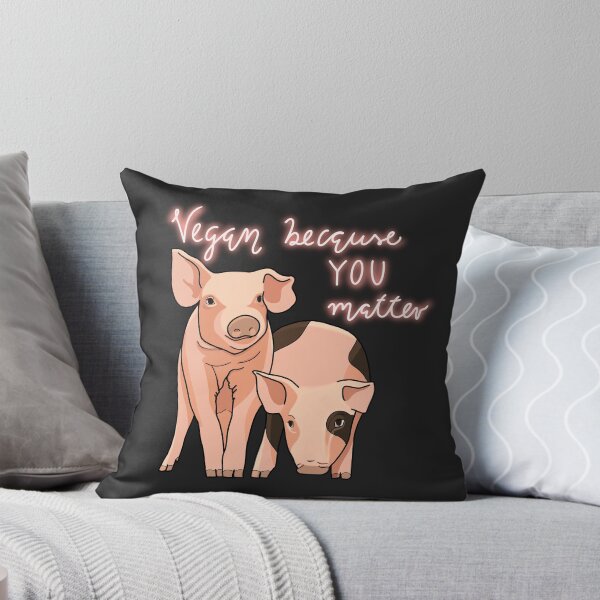 Item preview, Vegan because animals matter designed and sold by LiloLunaArt.