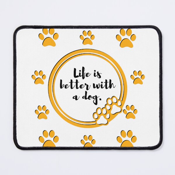 Item preview, Life is. better with a dog designed and sold by Abeer’s Art.