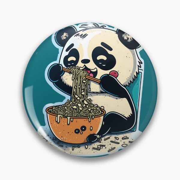 Item preview, panda eating noodles designed and sold by Charkasi.