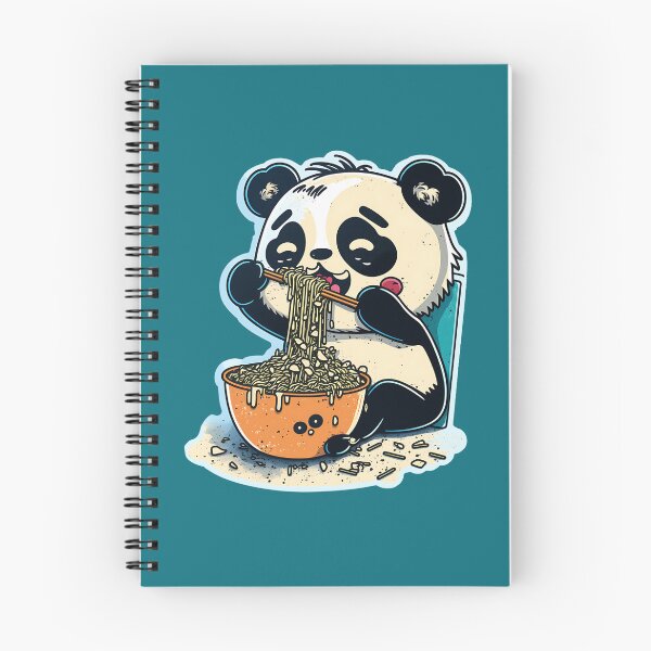 Item preview, panda eating noodles designed and sold by Charkasi.