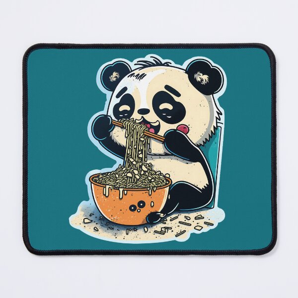 Item preview, panda eating noodles designed and sold by Charkasi.