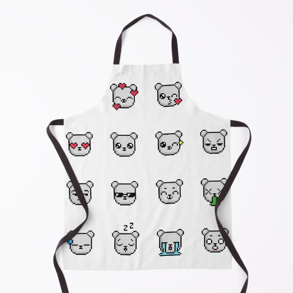 Item preview, Cute Polar Bear Emoji Set (Funny Animal Character Emoticons) designed and sold by Pixe11y.