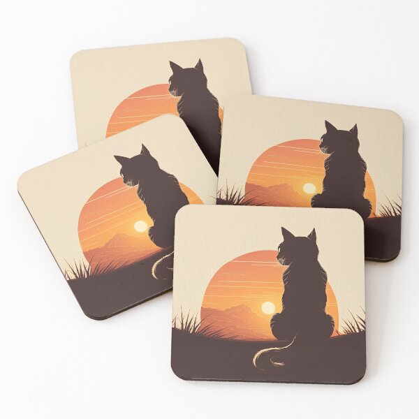 Item preview, gato mirando el atardecer designed and sold by Chillapy.