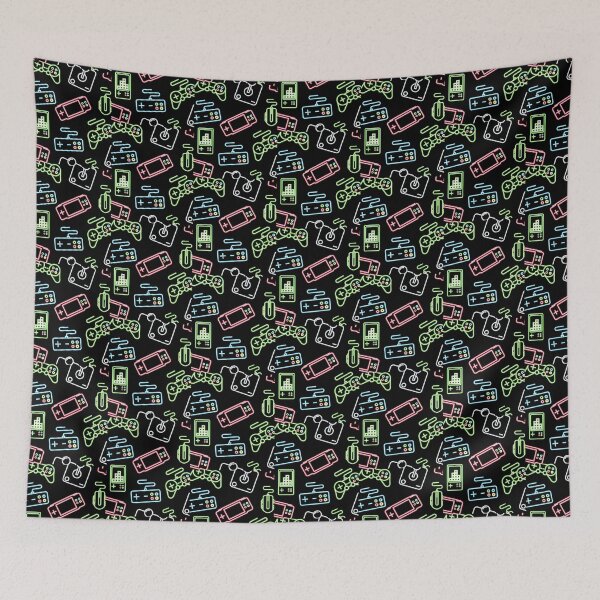 Item preview, Neon Video Game Crazy designed and sold by mkzmerch.