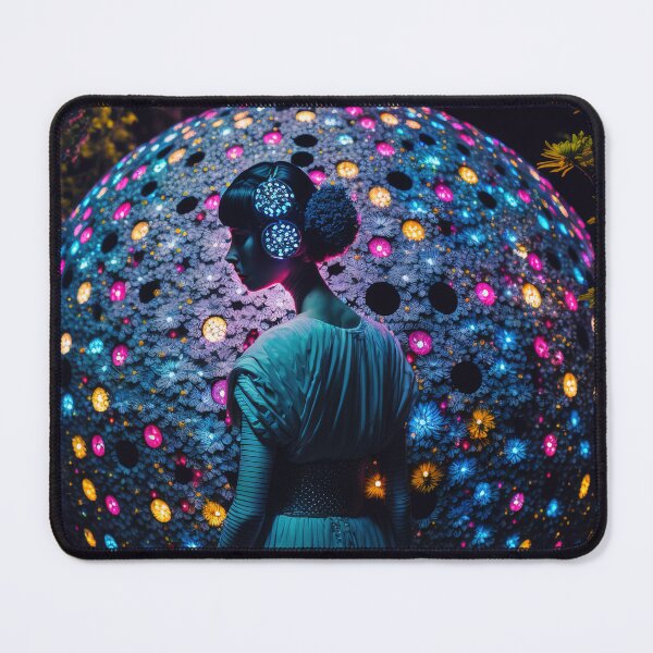 Item preview, Star Wars girl in 1980 aesthetics flower bush designed and sold by osssoconcept.
