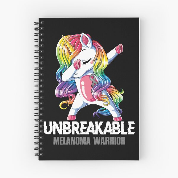 Item preview, Melanoma Awareness - Unicorn Melanoma Warrior Ribbon UNBREAKABLE designed and sold by Fernandezf.