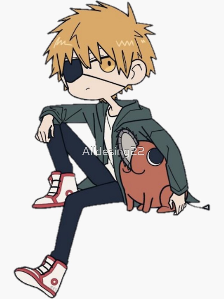 "Chibi denji" Sticker for Sale by Alldesing22 | Redbubble
