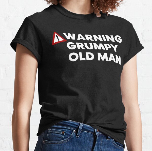  50th Birthday Gift Shirt Officially A Grumpy Old Man Funny  T-Shirt : Clothing, Shoes & Jewelry