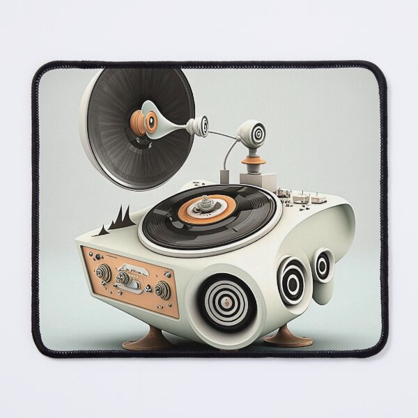 Item preview, Very weird vintage looking turntable designed and sold by mrlongfield.