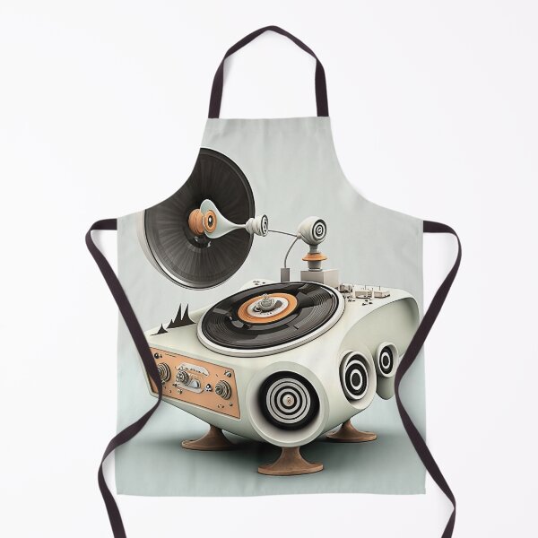 Item preview, Very weird vintage looking turntable designed and sold by mrlongfield.