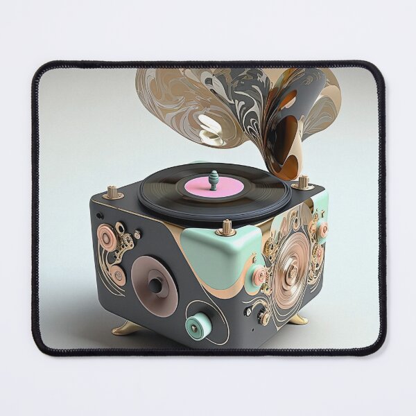 Item preview, Very weird vintage looking turntable designed and sold by mrlongfield.