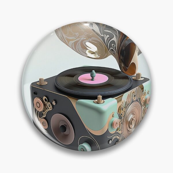 Item preview, Very weird vintage looking turntable designed and sold by mrlongfield.