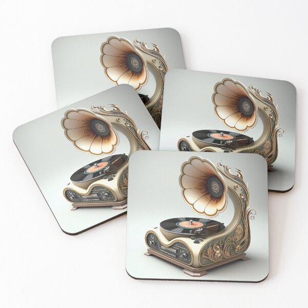Item preview, Very weird vintage looking turntable designed and sold by mrlongfield.