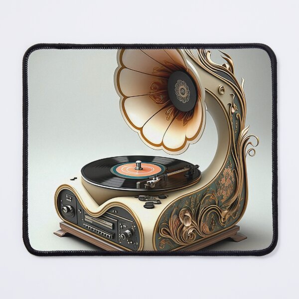 Item preview, Very weird vintage looking turntable designed and sold by mrlongfield.