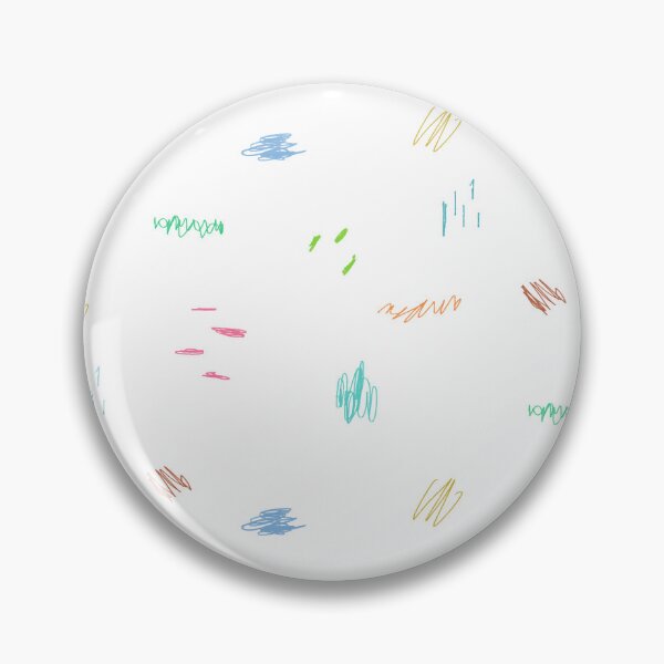 Item preview, Hand drawn Abstract Scribble Color Lines Colored Pencil Drawing Test Colorful Doodle Cute Sketch Scrawl Illustrations Minimal Geometric Art-White Background  designed and sold by DotLinePlane.