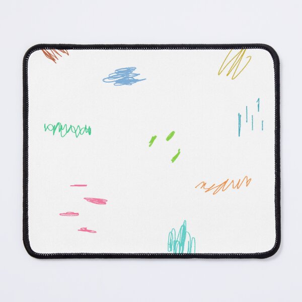 Item preview, Hand drawn Abstract Scribble Color Lines Colored Pencil Drawing Test Colorful Doodle Cute Sketch Scrawl Illustrations Minimal Geometric Art-White Background  designed and sold by DotLinePlane.