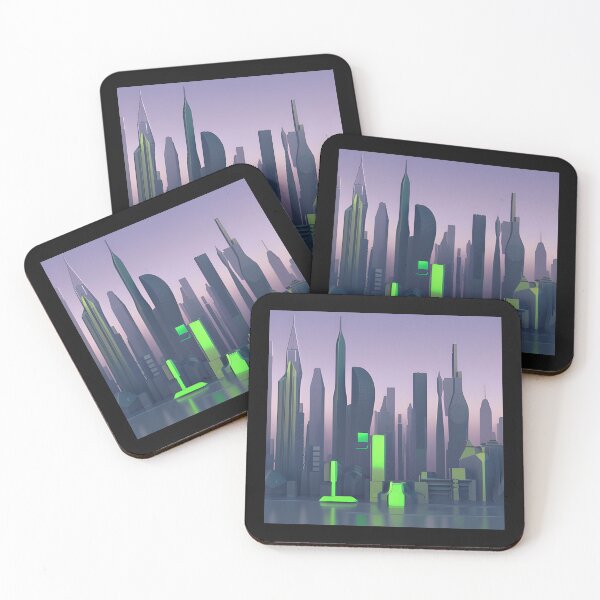 Item preview, Purple Fog City designed and sold by Chubuter.