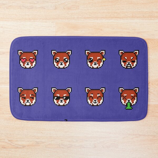 Item preview, Cute Red Panda Emoji Set (Funny Animal Character Emoticons) designed and sold by Pixe11y.