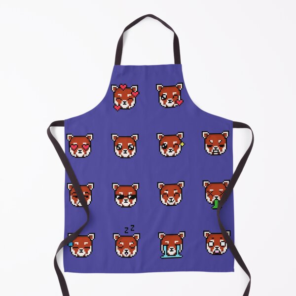 Item preview, Cute Red Panda Emoji Set (Funny Animal Character Emoticons) designed and sold by Pixe11y.