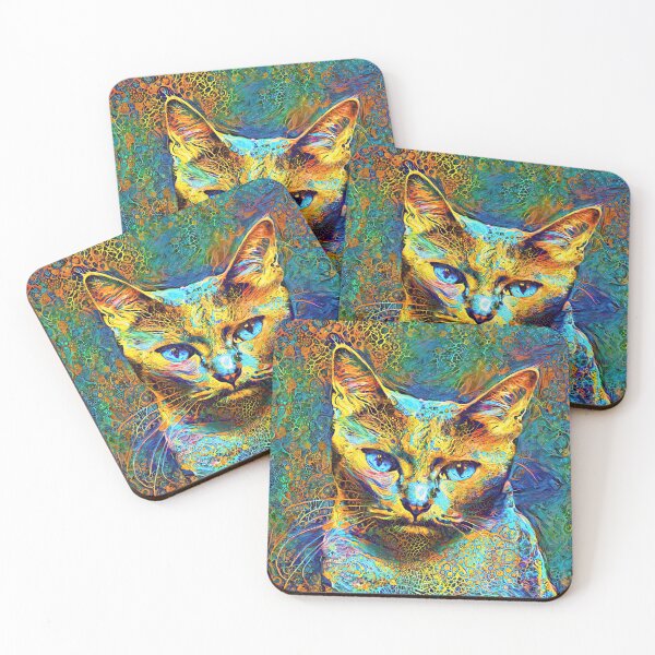 Item preview, Abstract Art | Deep Style abstraction | Cat designed and sold by blackhalt.