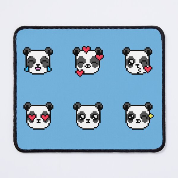 Item preview, Cute Panda Emoji Set (Funny Animal Character Emoticons) designed and sold by Pixe11y.