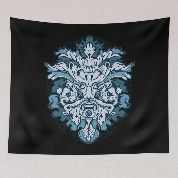 Item preview, Green Man Celtic Pagan Folklore Mythology  designed and sold by BluePagan.