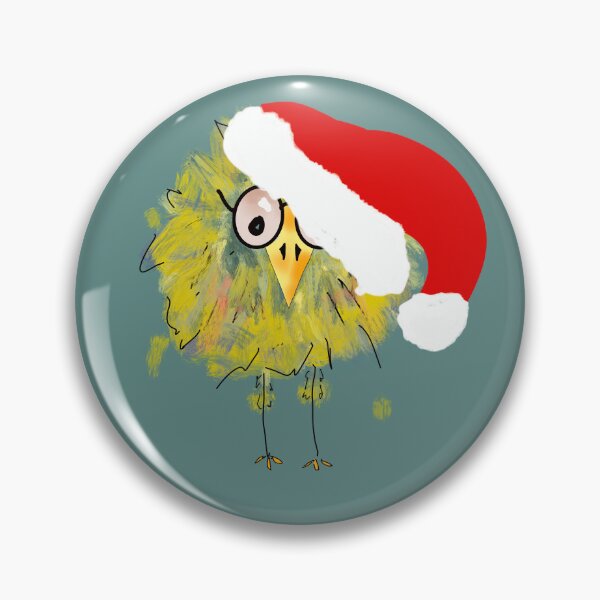 Item preview, Funny Bird in Santa Hat! designed and sold by designs-by-ann.