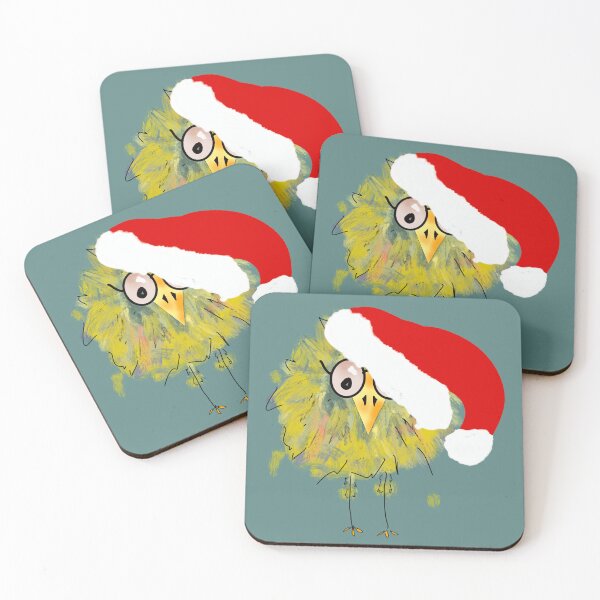 Item preview, Funny Bird in Santa Hat! designed and sold by designs-by-ann.